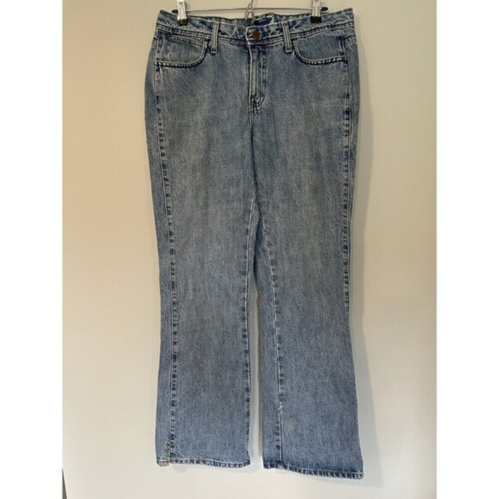 Wrangler Premium Blue‎ Patch Denim Jeans Womens 11/12 x 32 Bootcut 11MWZCH